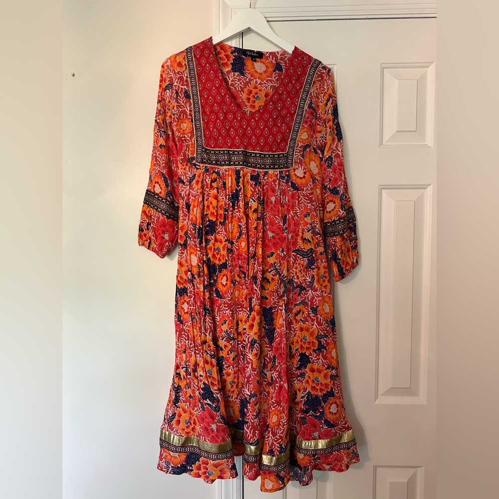 Anthropologie midi dress